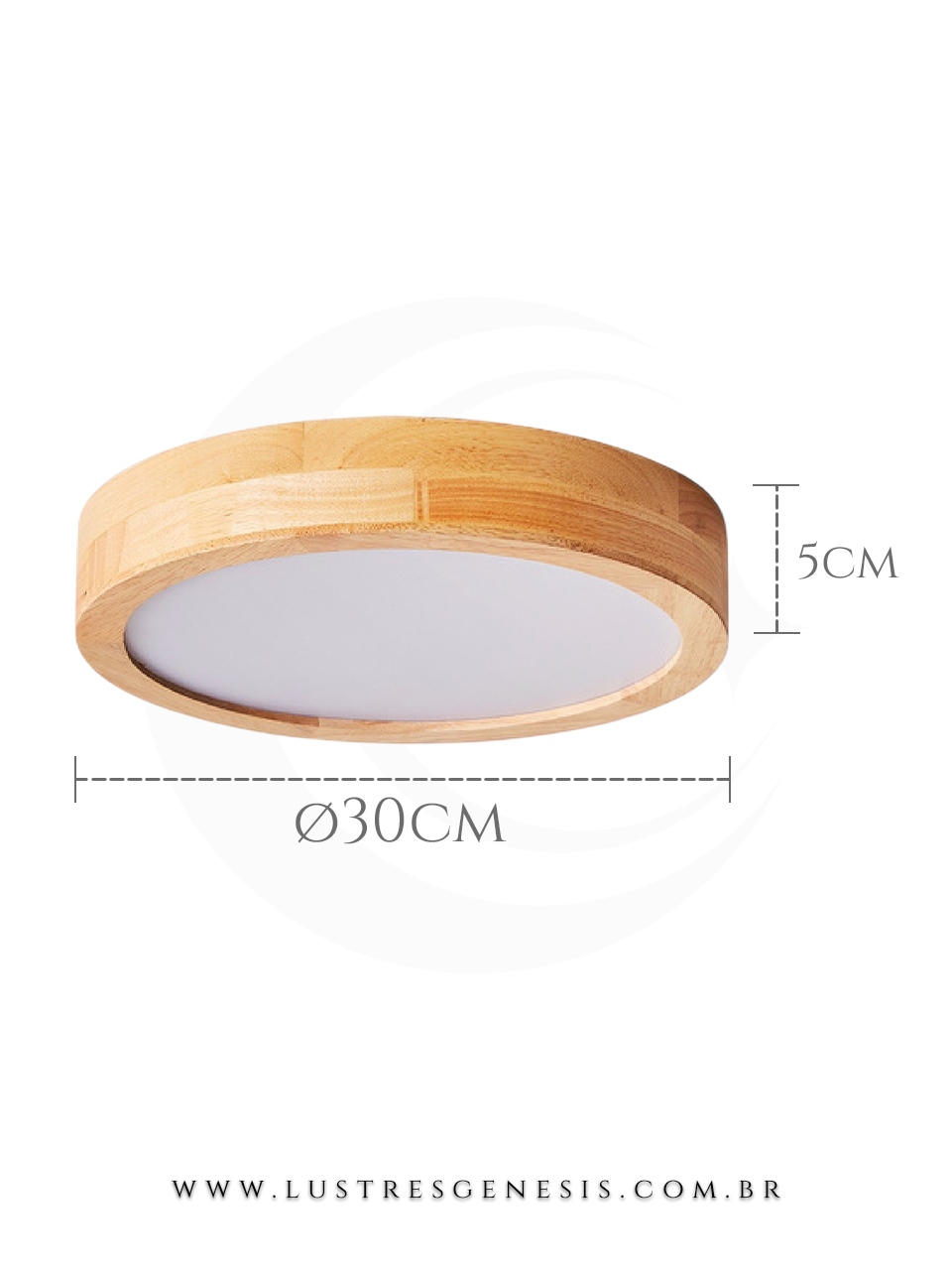 Medidas Plafon Moderno Supren Dourado